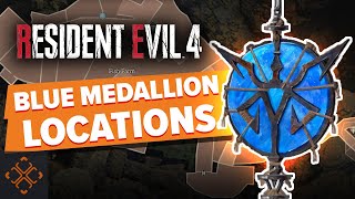 Resident Evil 4 Remake All Blue Medallion Locations [upl. by Denney]