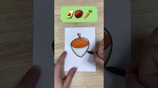 Desenhos🥑🌰🥕  áudio IbelleDutra [upl. by Rodman]