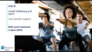 BTEC National 2019 Sport Unit B Health Wellbeing and Sport [upl. by Hsekin]