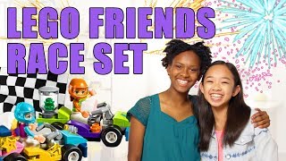 LEGO Friends The Big Race Day Unboxing – The Build Zone​ [upl. by Leorsiy711]