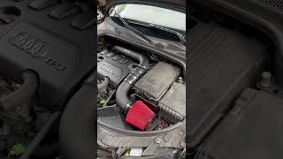 Audi A3 8p 20t cts turbo cold air intake before and after [upl. by Cohn]