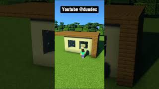 Minecraft Small Modern House shorts minecraft minecraftbuilding [upl. by Darya]