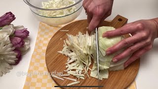 5 dakikada orijinal KFC lezzetinde coleslaw tarifi [upl. by Novled392]