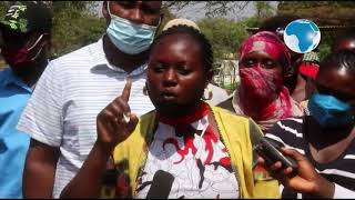 Kazi Mtaani youths in Isiolo protest delay in payment [upl. by Mendes]