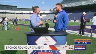 Chargers Scott Matlock in Seattle supporting Boise State [upl. by Ytsim]