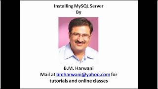 Install MySQL Windows In Hindi [upl. by Gipsy298]