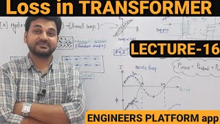 Loss In Transformer I Iron Loss Copper Loss Stray loss Dielectric Loss I By Rajkamal SirI Lect16 [upl. by Kwapong403]