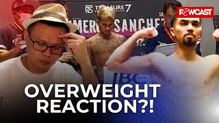 Sorry Casimero vs Sanchez Official weighin results Reaction [upl. by Ingalls]