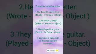 Transitive verb and Intransitive verb difference englishgrammar [upl. by Navnod]