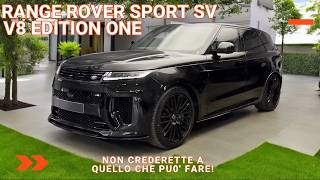 quotRange Rover Sport SV V8 Edition Onequot [upl. by Eniortna]