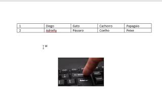 Tabela no Word  parte 1 [upl. by Netsyrk153]