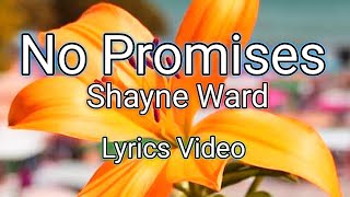 No Promises  Shayne Ward Lyrics Video [upl. by Jona]