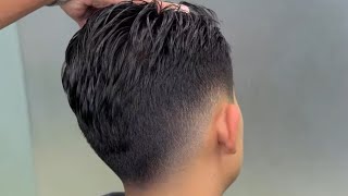 Corte de cabello hombre degradado desvanecido tutorial barbero ￼ [upl. by Delfeena474]