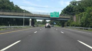 Middlesex Freeway Interstate 287 Exits 26 to 33 northbound [upl. by Maxi963]