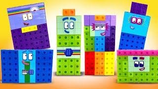 DIY Numberblocks 42 48 54 56 63 72  Season 7 Characters  Keiths Toy Box [upl. by Arraek]