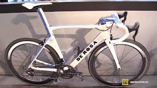 2018 De Rosa SK Pininfarina Road Bike  Walkaround  2017 Eurobike [upl. by Pleasant]