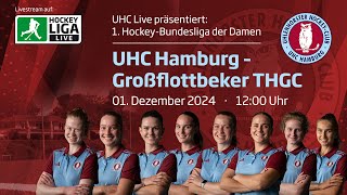 UHC Live  UHC vs GTHGC  1 Damen Hallenhockey Bundesliga  01122024  1200 h [upl. by Mei]