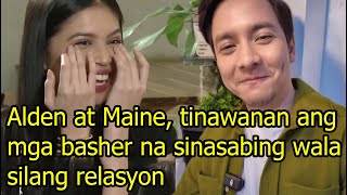 Alden Richards at Maine Mendoza tinawanan ang mga basher na sinasabing wala silang relasyon [upl. by Pazit]