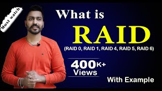 Lec114 What is RAID RAID 0 RAID 1 RAID 4 RAID 5 RAID 6 Nested RAID 10 Explained [upl. by Helali883]