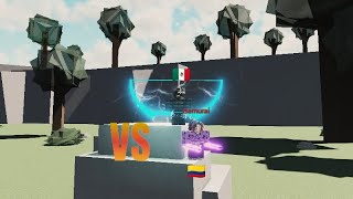 EX TOP 3 COLOMBIA VS EX TOP 5 HISPANIC  PVP NINJA TYCOON 455 MOBILE [upl. by Angrist]