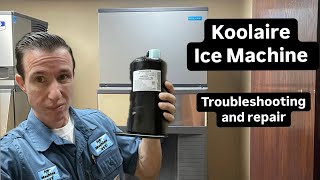 Koolaire ice machine troubleshooting  Bad Compressor [upl. by Eissirk348]