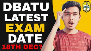 🚨 DBATU UNIVERSITY NEW EXAM DATES OUT 😱 [upl. by Edyaw]