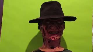 Freddy Krueger  David Miller Creations Latex Mask Review [upl. by Odlanor]