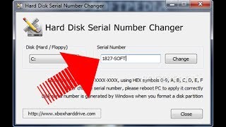 How to change your HDD serial number [upl. by Lejna]