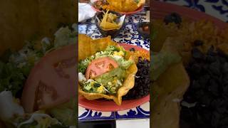 Chicken amp beef tostadasfood delicious lezzetli keşfet best travel mexico [upl. by Yawnoc]