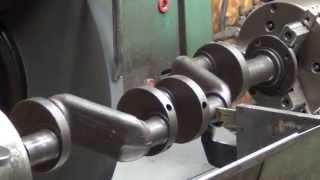 JampM Machine Company  Crankshaft Grinding [upl. by Rezal]