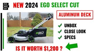 NEW ALUMINUM EGO Select CUT Mower EGO LM2206sp EGO LM2200sp [upl. by Hsirk8]