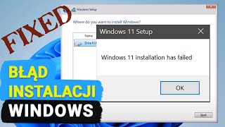 ☑️ Błąd instalacji systemu Windows 11 Jak to naprawić [upl. by Gibby326]