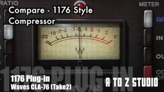 Hardware VS Plugin  Compare  1176 Style  Compressor  Urei Waves IK Multimedia [upl. by Nylirej193]