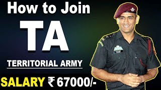 How to join Territorial Army  TA  in Indian Army   TA Army Officers Selection  Defence Gyan [upl. by Oal]