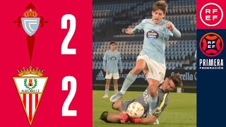 RESUMEN PrimeraFederación  RC Celta de Vigo B 22 Algeciras CF  Grupo 1  Jornada 14 [upl. by Ettegdirb]