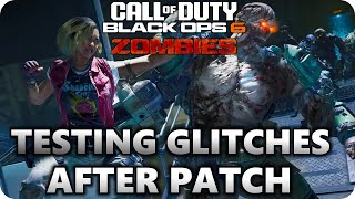 Black ops 6 Zombies  Testing Glitches AFTER PATCH  BO6 Zombies Glitches [upl. by Torbert]