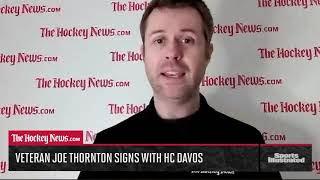 Joe Thornton Is Back in Davos But Window for NHL Return Isnt Closed [upl. by Narcis]