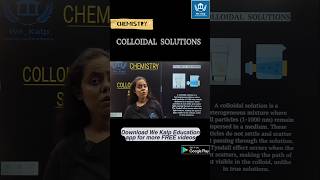 Colloidal Solution education cgbse youtubeshorts learning science chemistry tyndalleffect [upl. by Ynaffik]