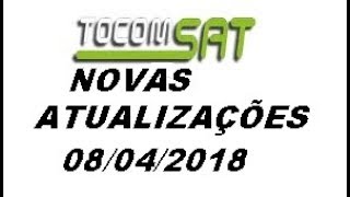 NOVAS ATUALIZAÇÕES TOCOMSAT 08042018 63W ON [upl. by Oeniri]