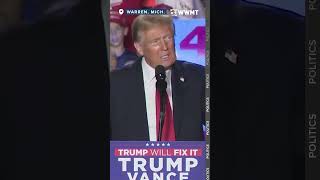 Donald Trump in Michigan quotYoure firedquot Kamala Harris [upl. by Ahsilet]