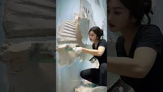 Got talent Magic 2024 Feng Shui wall painting contest gottalentmagician talent trending magic [upl. by Lucio]