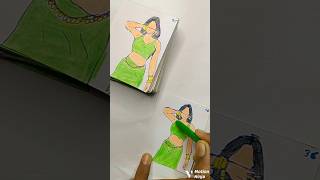 Aaj ki Raat 💃flipbook newsong shorts artistajit aajkiraat art drawing viralvideo [upl. by Nedrah]