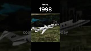 MSFS 1998 to 2024 aviation msfs2024 msfs plane old evolution aviationedit [upl. by Havstad493]