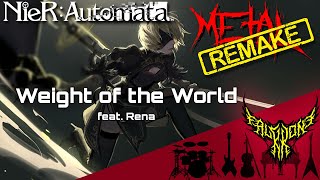 RE NieR Automata  Weight of the World  ENG feat Rena 【Intense Symphonic Metal Cover】 [upl. by Tut]