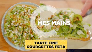 Tarte fine courgettes feta [upl. by Nemrac]