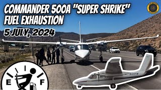 Aero Commander Forced Landing Hwy 50 Dayton NV 5 July 2024 [upl. by Kcirej569]