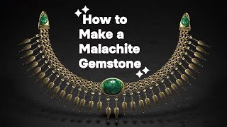 Substance Painter Tutorial  How to Create a Realistic Malachite Gemstone Texture [upl. by Hawthorn477]