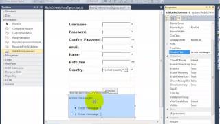 7 Controls and Validation CompareValidatorRangeValidatorValidationSummary rmvb [upl. by Aihsenat475]