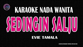 SEDINGIN SALJU  Karaoke Nada Wanita EVIE TAMALA [upl. by Yalahs]