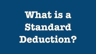 What is my Standard Deduction [upl. by Golightly]